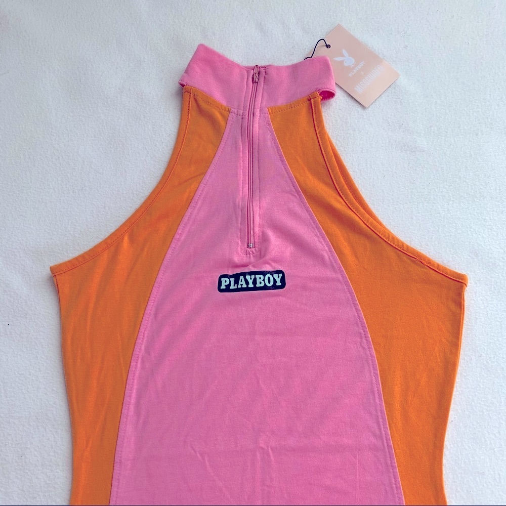COPY - NWT Playboy x Missguided Colourblock Bodycon Dress